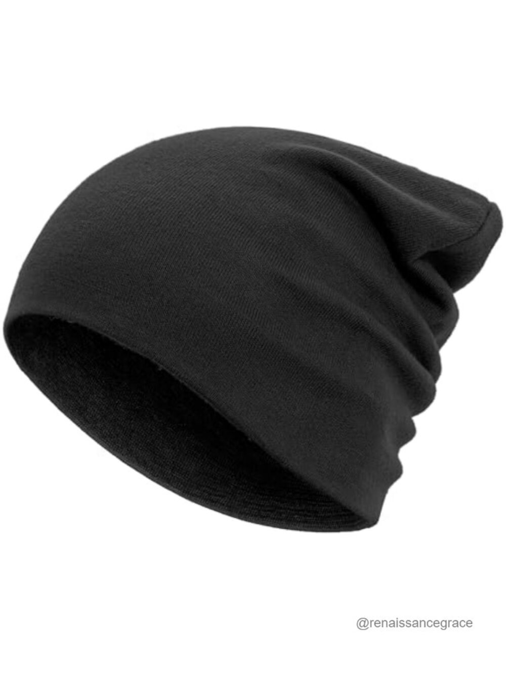 100% Cotton Thin Beanie Hat Soft Slouchy Skull Cap Women Men
